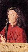 Jan Van Eyck Portrait of a Young Man oil